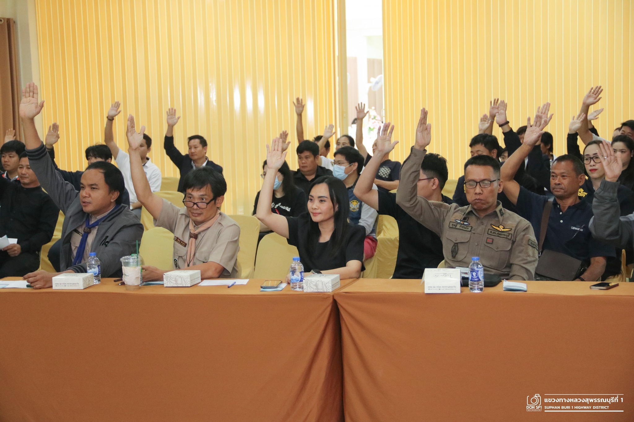 โครงการประชาชนมีส่วนร่วม งานก่อสร้างทางหลวงผ่านย่านชุมชน ทล.333